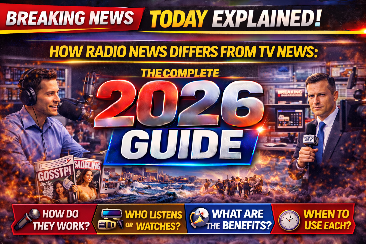 How Radio News Differs From Tv News