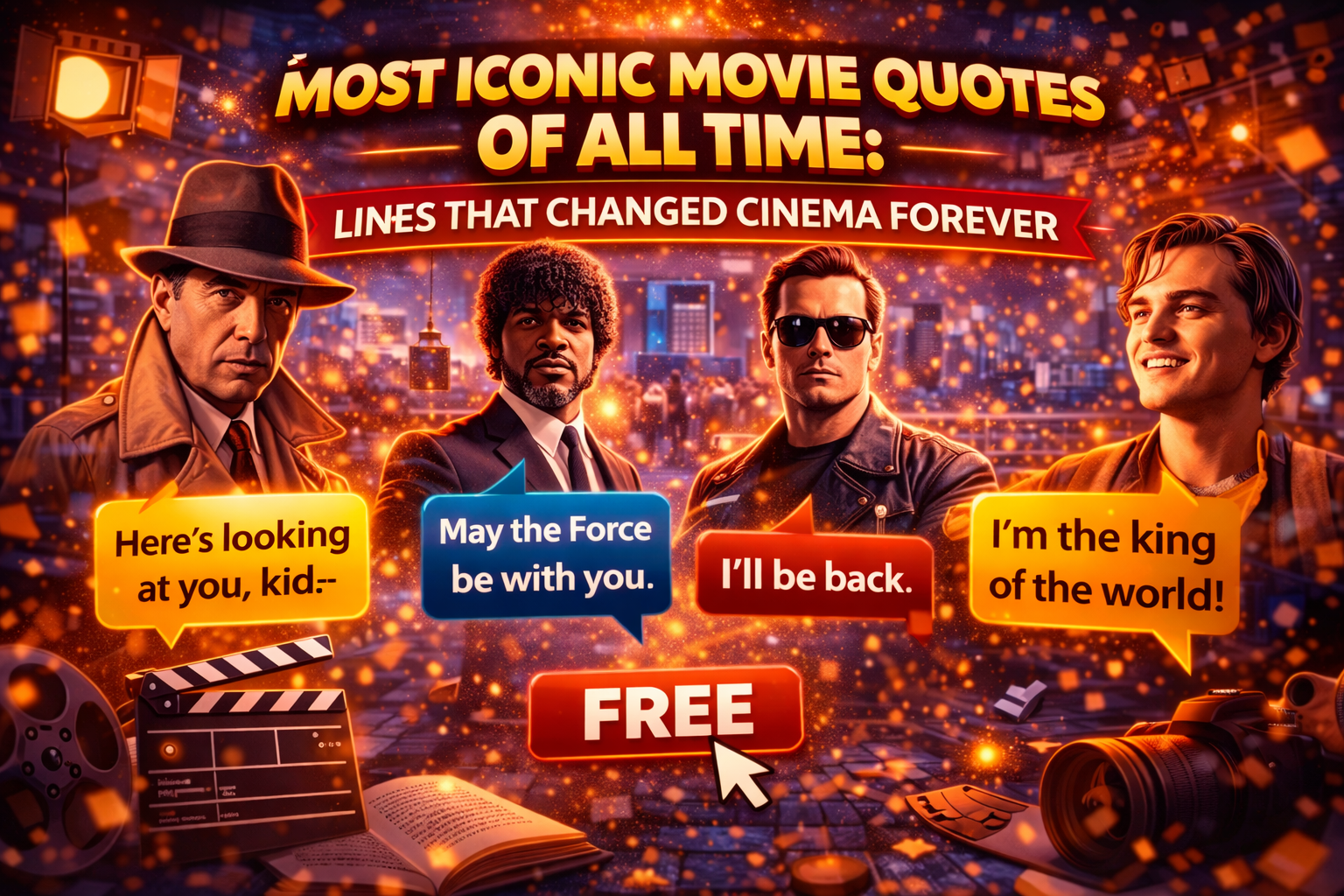 Most Iconic Movie Quotes of All Time: Lines That Changed Cinema Forever