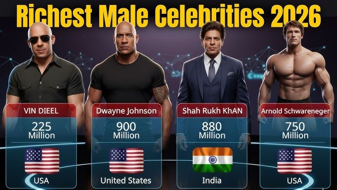 Celebrity Net Worth List 2026: Who Are the Wealthiest Entertainers?