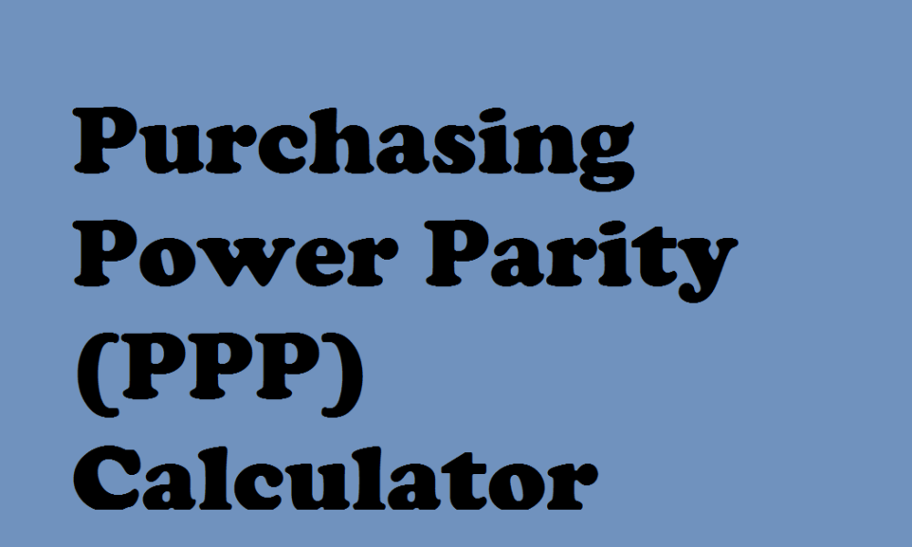 Purchasing Power Parity