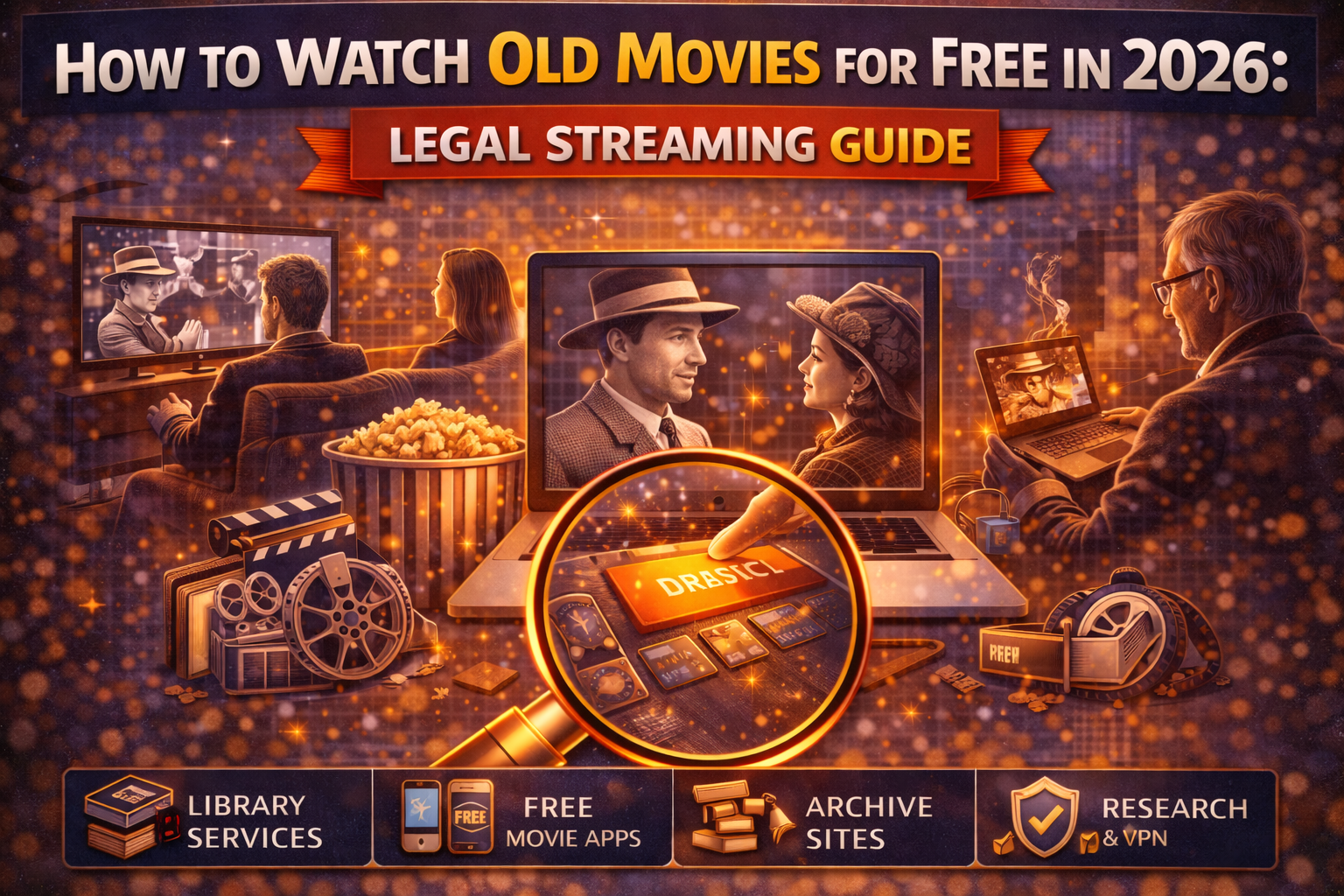 How to Watch Old Movies for Free in 2026