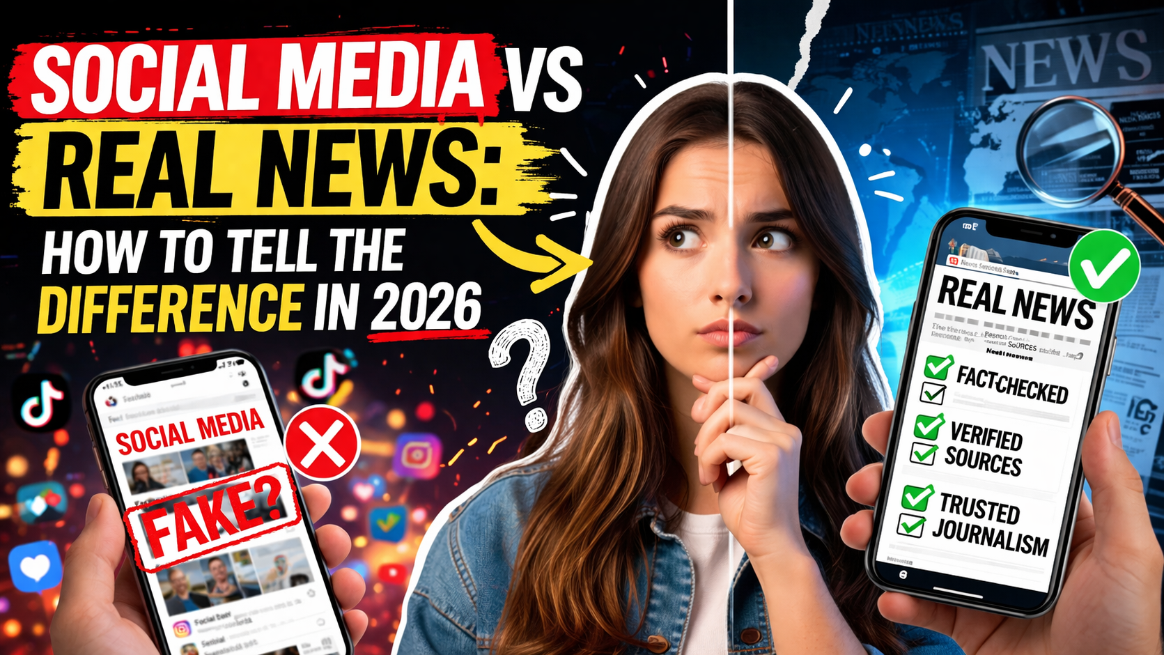 social media vs real news