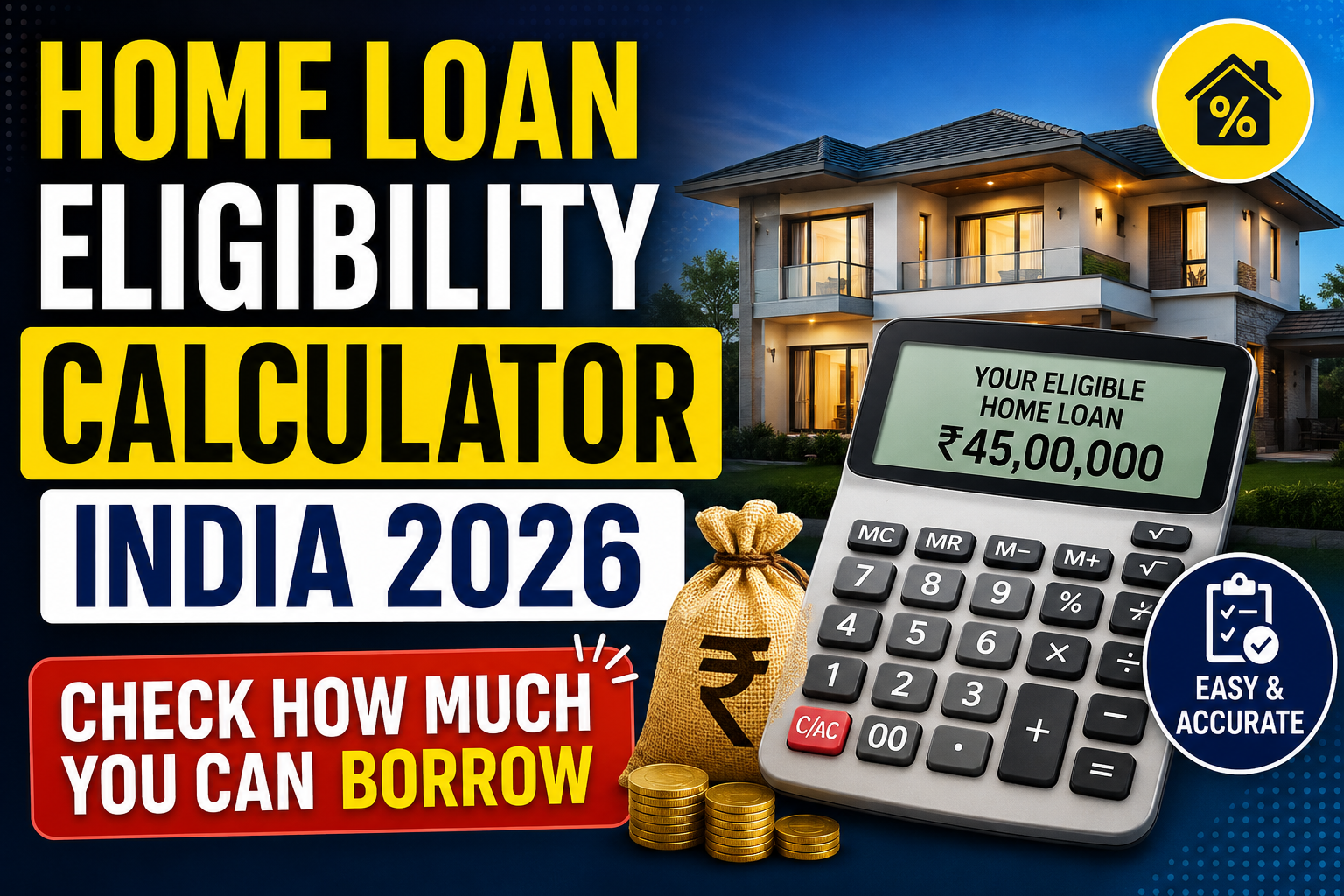 home loan eligibility calculator India