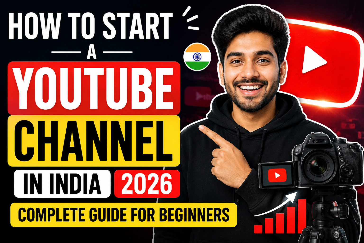 how to start YouTube channel in India