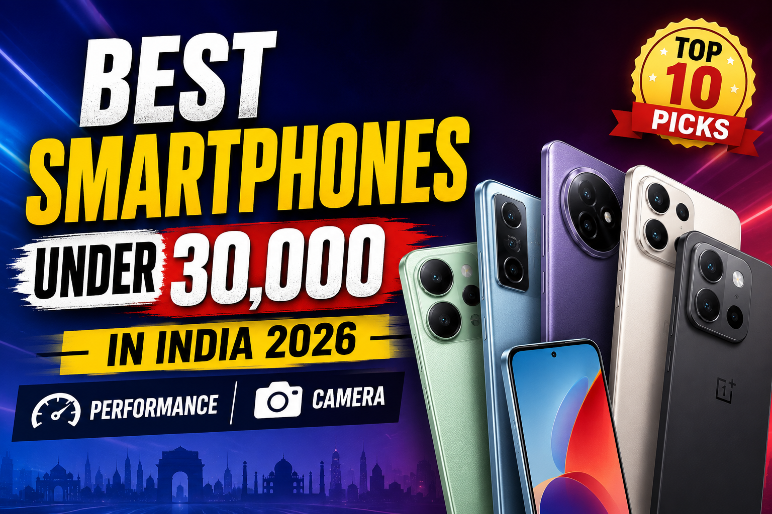 best smartphones under 30000 in India 2026
