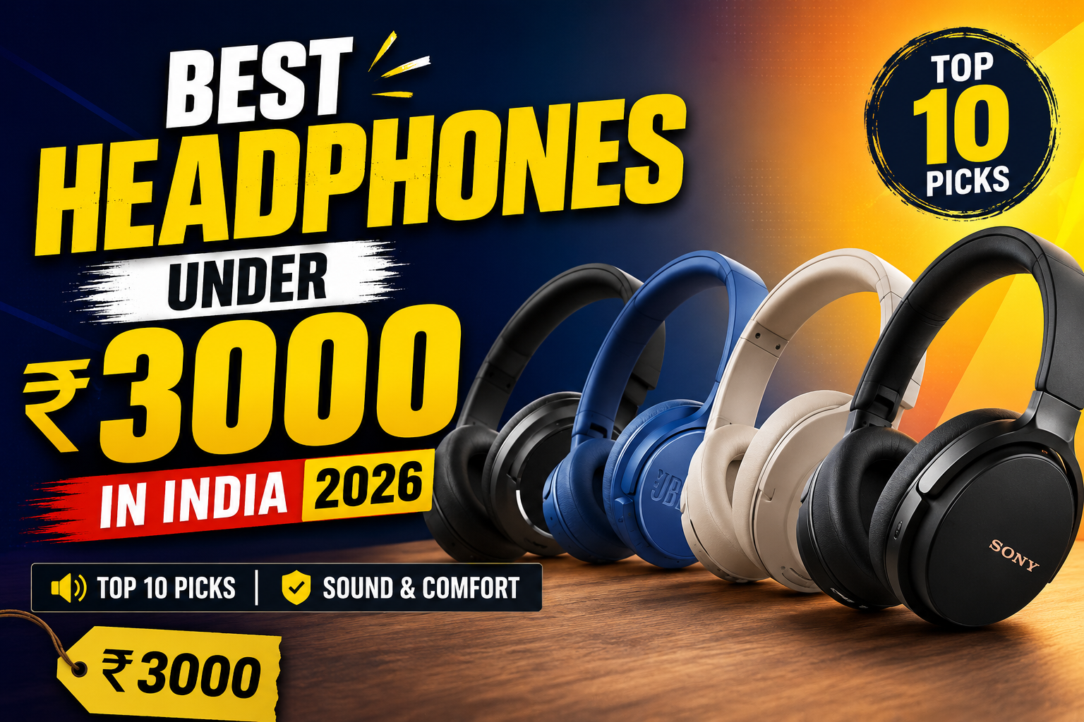 best headphones under 3000 in India 2026