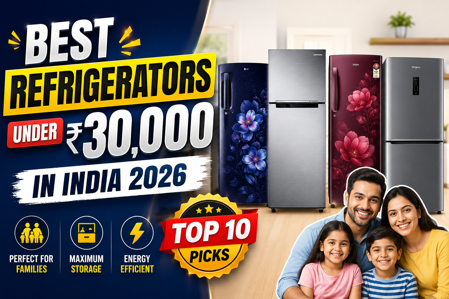 best refrigerators under 30000 in India 2026